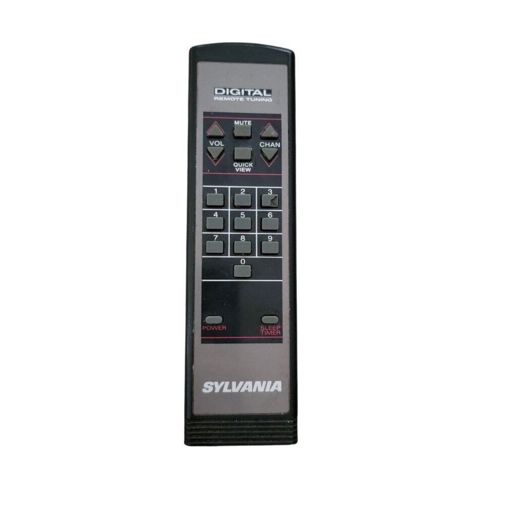 Genuine Sylvania Digital Tuning Remote Control T187B6-SA01 Tested and Works